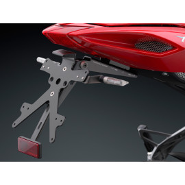 Porta Targa Regolabile Omologato FOX con luce targa Led RIZOMA per MV AGUSTA F3 675 (2012>)