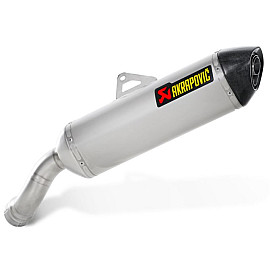 Scarico Terminale Akrapovic silenziatore Esagonale Omologato Full Titanio/ Fondello in Carbonio per BMW R 1200 GS/Adventure (10-12)