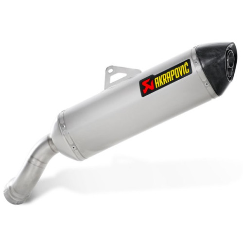 Scarico Terminale Akrapovic silenziatore Esagonale Omologato Full Titanio/ Fondello in Carbonio per BMW R 1200 GS/Adventure (10-12)