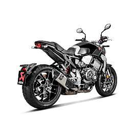 Silenziatore omologato fodero in Titanio fondello in Carbonio Linea SLIP ON (TITANIO) per HONDA CB 1000 R (2018>)