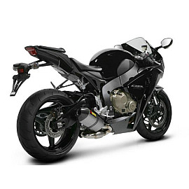 Terminale di scarico Akrapovic SPLIT-ON Esagonale in Carbonio NON Omologato DB-Killer HONDA CBR 1000 RR (2009-2013) con ABS