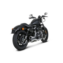 Coppia Terminali di Scarico completo Akrapovic Linea Racing (CROMATO) Non Omologati per HARLEY DAVIDSON SPORTSTER