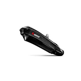 Terminale di scarico AKRAPOVIC Non Omologato Linea Slip-on (Carbonio) per KAWASAKI NINJA H2 / H2R (2015-2018)