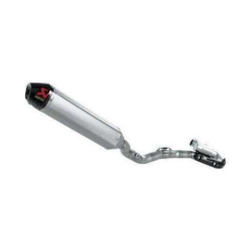 Scarico completo in inox fodero titanio fondello in termoplastica Non Omologato per KAWASAKI CROSS KX 250 F (08)