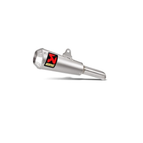 Terminale di scarico AKRAPOVIC Linea Slip-on (Titanio) NON OMOLOGATO per KAWASAKI Ninja 250 SL (2015) - Z 125 NINJA (2019>)