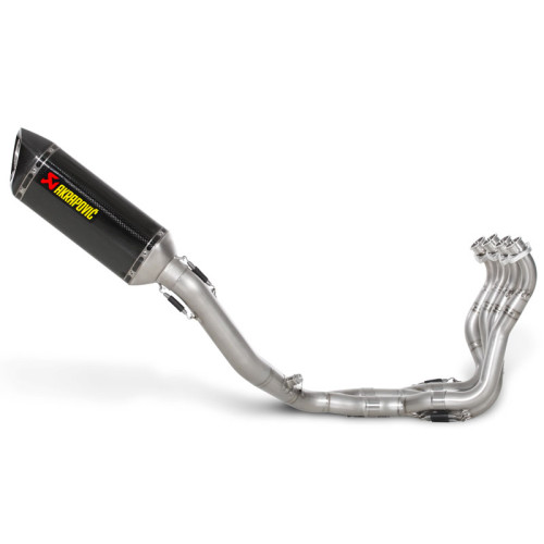 Scarico Completo Akrapovic RACING con Terminale Esagonale fodero Carbonio e fondello Carbonio Non Omologato SUZUKI GSX-R 1000 (2012-2015)
