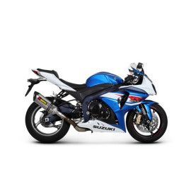 Scarico Completo Akrapovic RACING con Terminale Esagonale fodero Carbonio e fondello Carbonio Omologato SUZUKI GSX-R 1000 (2012-2015)