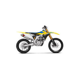 Terminale di scarico AKRAPOVIC Non Omologato Linea Evolution (TITANIO) per SUZUKI RM Z 450 (2018>)