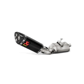Terminale di scarico silenziatore AKRAPOVIC serie SLIP ON (TITANIO) OMOLOGATO per TRIUMPH STREET TRIPLE 765 R / S / RS (2018>)