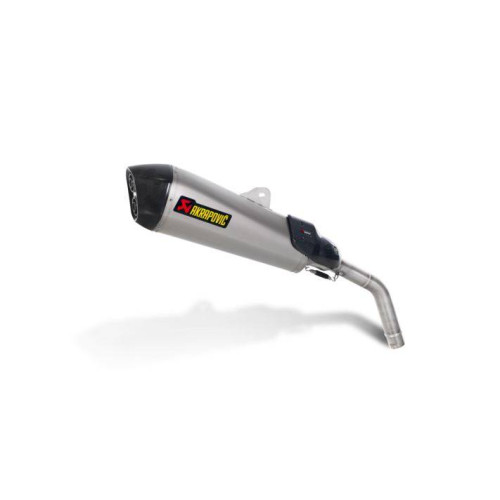 Terminale di scarico Akrapovic Linea Slip on (TITANIO) Esagonale full Titanio con DB-Killer Omologato TRIUMPH TIGER 800/800XC (2011/2014)