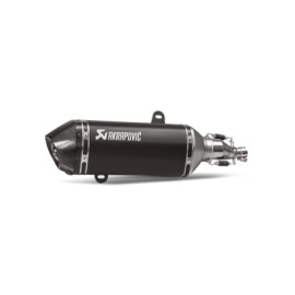 Terminale di scarico silenziatore AKRAPOVIC serie Slip-On Line (SS) - OMOLOGATO - per VESPA GTS 125 (2017-2018>)