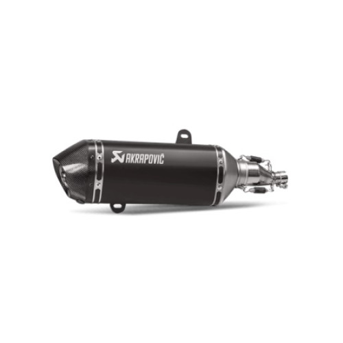 Terminale di scarico silenziatore AKRAPOVIC serie Slip-On Line (SS) - OMOLOGATO - per VESPA GTS 125 (2017-2018>)