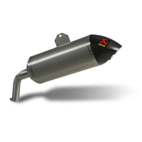 Terminale di scarico Akrapovic SPLIT-ON  Titanio / Carbonio Omologato YAMAHA XT 1200 Z SUPER TENERE' (2010-2014>)