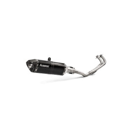 Terminale di scarico silenziatore omologato SLIP ON (BLACK) per TRIUMPH TIGER 1200 XC / XR