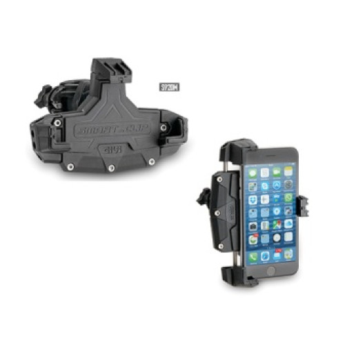 Porta Smartphone Givi a Pinza dimensioni esterne: minimo di 112 x 52mm e massimo di 148 x 75mm