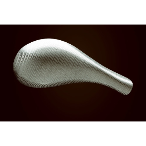 Specchietti a goccia in vera fibra di alluminio Lightech con vetro in plexiglass antigraffio - colore Alluminio - Base APRILIA RSV4 1000 FACTORY / R (2009/2010)