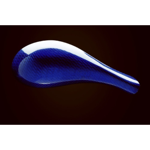 Specchietti a goccia in vera fibra di alluminio verniciato Lightech con vetro in plexiglass antigraffio - colore Blu - Base APRILIA RSV4 1000 FACTORY / R (2009/2010)