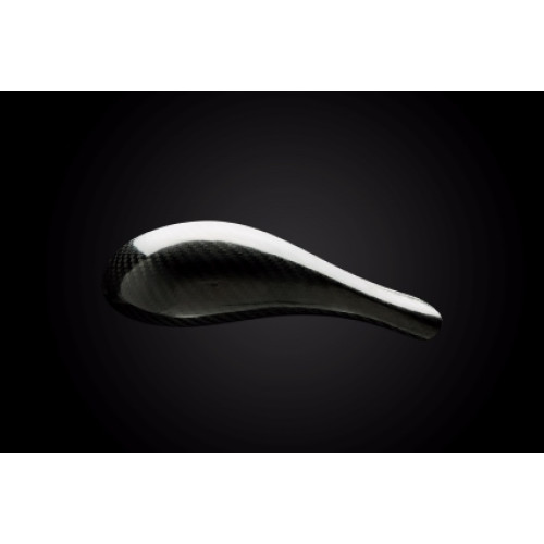 Specchietti a goccia in vero carbonio Lightech con vetro in plexiglass antigraffio - base grande - colore Carbonio per DUCATI PANIGALE 1199