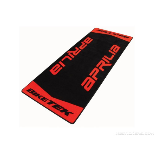 Tappetino da Garage per Moto in fibra di nylon antiscivolo con grafica APRILIA Serie 2