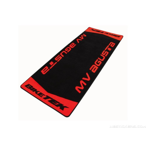 Tappetino da Garage per Moto in fibra di nylon antiscivolo con grafica MV AUGUSTA Serie 2