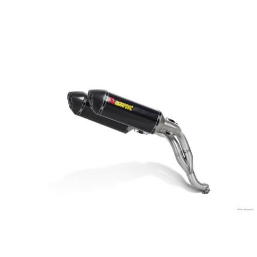 Terminale di scarico Akrapovic SPLIT-ON Esagonale full Titanio con DB-Killer Omologato TRIUMPH SPEED TRIPLE 1050 / R 1050 (2011/2014)