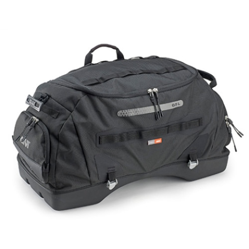 Borsa posteriore water resistant, 65 litri.