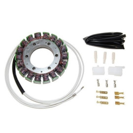 STATORE 18 BOBINE, 3 FILI DA CABLARE per KAWASAKI ZX-9R NINJA (98/99) - HONDA NX 650 DOMINATOR (88/89) - XR 650L (93/07) - SUZUKI VS 1400 INTRUDER (87/07)