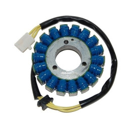 STATORE 18 BOBINE, CONNETTORE 3 FILI per KAWASAKI EN 500 /ER -5 (97/05) - GPZ (92/03) - KLE (95/07) HYOSUNG COMET GV 650