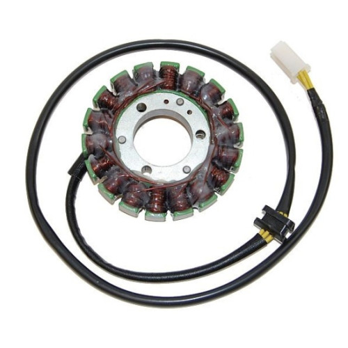 STATORE 18 BOBINE, CONNETTORI 3 FILI per KAWASAKI ZZR 250 (96/03) - EL 250F (96/03)