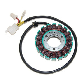 STATORE 18 BOBINE, CONNETTORE 3 FILI, CONNETTORE 2 FILI, 1 FASTON per KTM 400RXC/EXC LC4 (98) - 400 LC4 (00/01) - 450 RALLYE (05) - 620 RALLYE/RXC (98) - 625 SXC/SMC (03/05) - 640 (99/05)