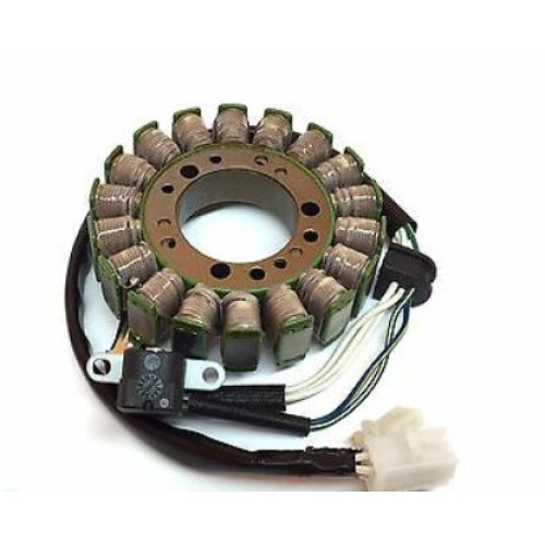 Statore 18 bobine, connettore 3 fili, connettore 2 fili TOURMAX per YAMAHA MAJESTY 250 (2000-2006)
