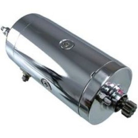 MOTORINO AVVIAMENTO BERGAMASCHI per HARLEY DAVIDSON 1000/1200 66-82 CROMATO - Rotazione SX 10 denti -