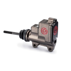 POMPA BREMBO RACING POSTERIORE PS 13 - Ø Pistone mm 13 - con serbatoio integrato e oblò per il controllo del livello del fluido