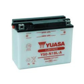 Batteria Yuasa SY50-N18L-AT  20A positivo DX, 205 x 90 x 162