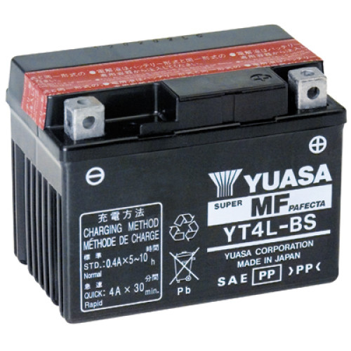 Batteria Yuasa YTX4L-BS Ah 3 DIMENSIONI 144x71x86