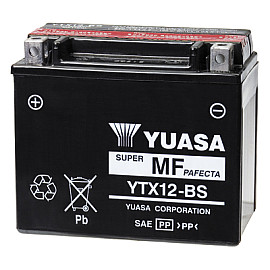 Batteria Yuasa YTX12-BS Ah 10 DIMENSIONI 152x88x131
