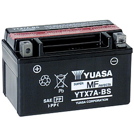 Batteria Yuasa YTX7A-BS Ah 6 DIMENSIONI 152x88x94