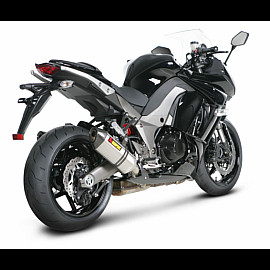 Coppia terminali silenziatori omologati Linea Slip on (TITANIO) Akrapovic per KAWASAKI Z1000 / Z1000 SX (2014>)
