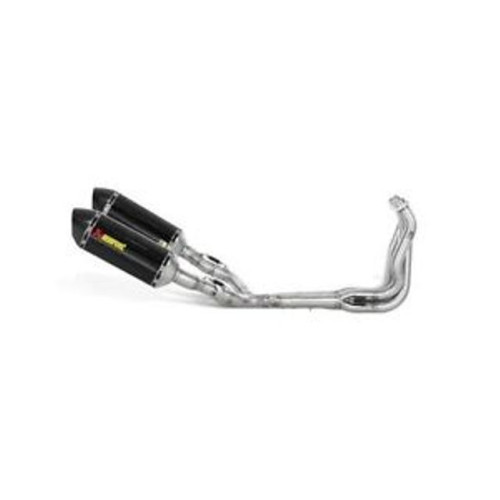 Terminale completo collettori inox non omologato singolo Linea Racing (CARBONIO) per KAWASAKI Z 1000 / Z 1000 SX (2014-2018)