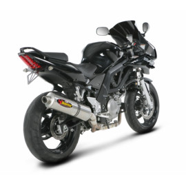 Terminale Di Scarico Akrapovic Titanio SP Series Omologato Con Db-Killer Suzuki SV 650 S (2005/2008)