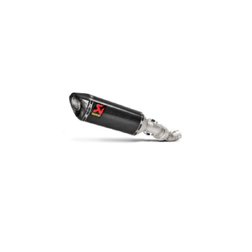 Terminale di scarico AKRAPOVIC Linea Slip on (Carbonio) OMOLOGATO per APRILIA RSV 4 (2015)