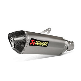 Terminale di scarico silenziatore AKRAPOVIC serie SLIP ON (TITANIO) OMOLOGATO per KAWASAKI NINJA 400 (2018>)