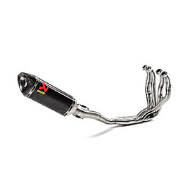 Scarico Completo AKRAPOVIC NON OMOLOGATO LINEA RACING (ACCIAIO) per KAWASAKI ZX6R 600 (2019>)
