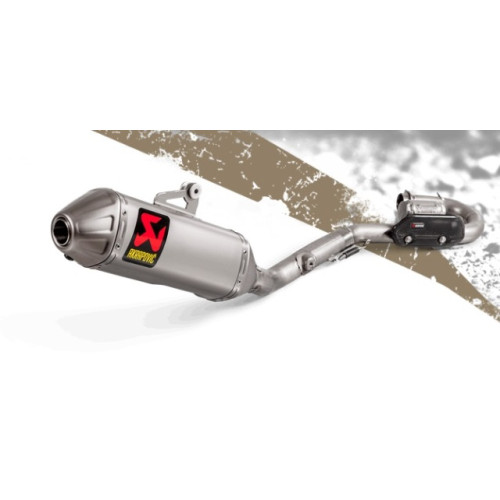Terminale di scarico AKRAPOVIC Non Omologato Linea Evolution (TITANIO) per SUZUKI RM Z 450 (2018>)