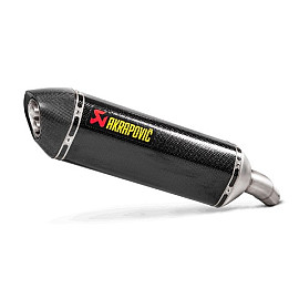 Terminale di scarico AKRAPOVIC Omologato Linea Slip-on (Carbonio) per SUIZUKI GSX-S 750 (2017-2018)