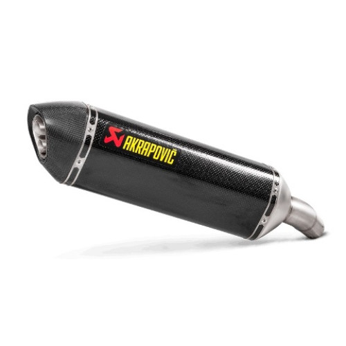 Terminale di scarico AKRAPOVIC Omologato Linea Slip-on (Carbonio) per SUIZUKI GSX-S 750 (2017-2018)