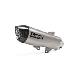 Terminale di scarico silenziatore AKRAPOVIC serie Slip-On (ACCIAIO) OMOLOGATO per YAMAHA X-MAX 400 (2018>)
