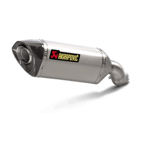 Terminale di scarico Silenziatore OMOLOGATO SLIP ON (TITANIO) fodero titanio fondello in carbonio per KAWASAKI Z 900 (2020>)