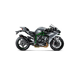 Terminale di scarico Akrapovic Linea Slip on (CARBONIO) OMOLOGATO per KAWASAKI NINJA H2 (2015>)