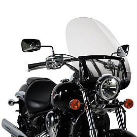 Parabrezza universale GIVI, versione alta e sfumata 54,9 x 46,8 cm (H x L) per moto Custom